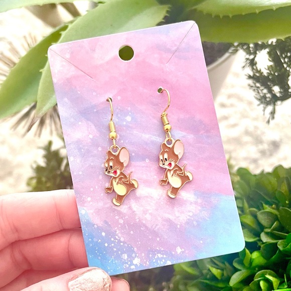 Tom & Jerry Earrings - Picture 3 of 4